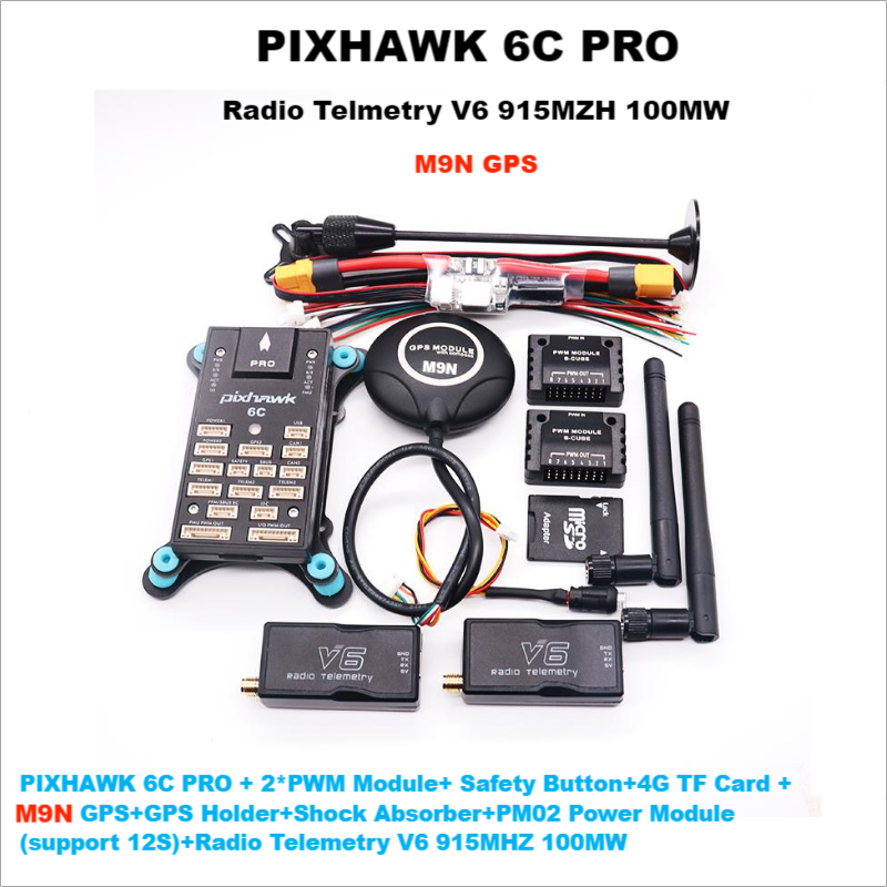 PIXHAWK 6C PRO FMUV6C Ardupilo - đánh giá và giá Drone Kit Hexacopter