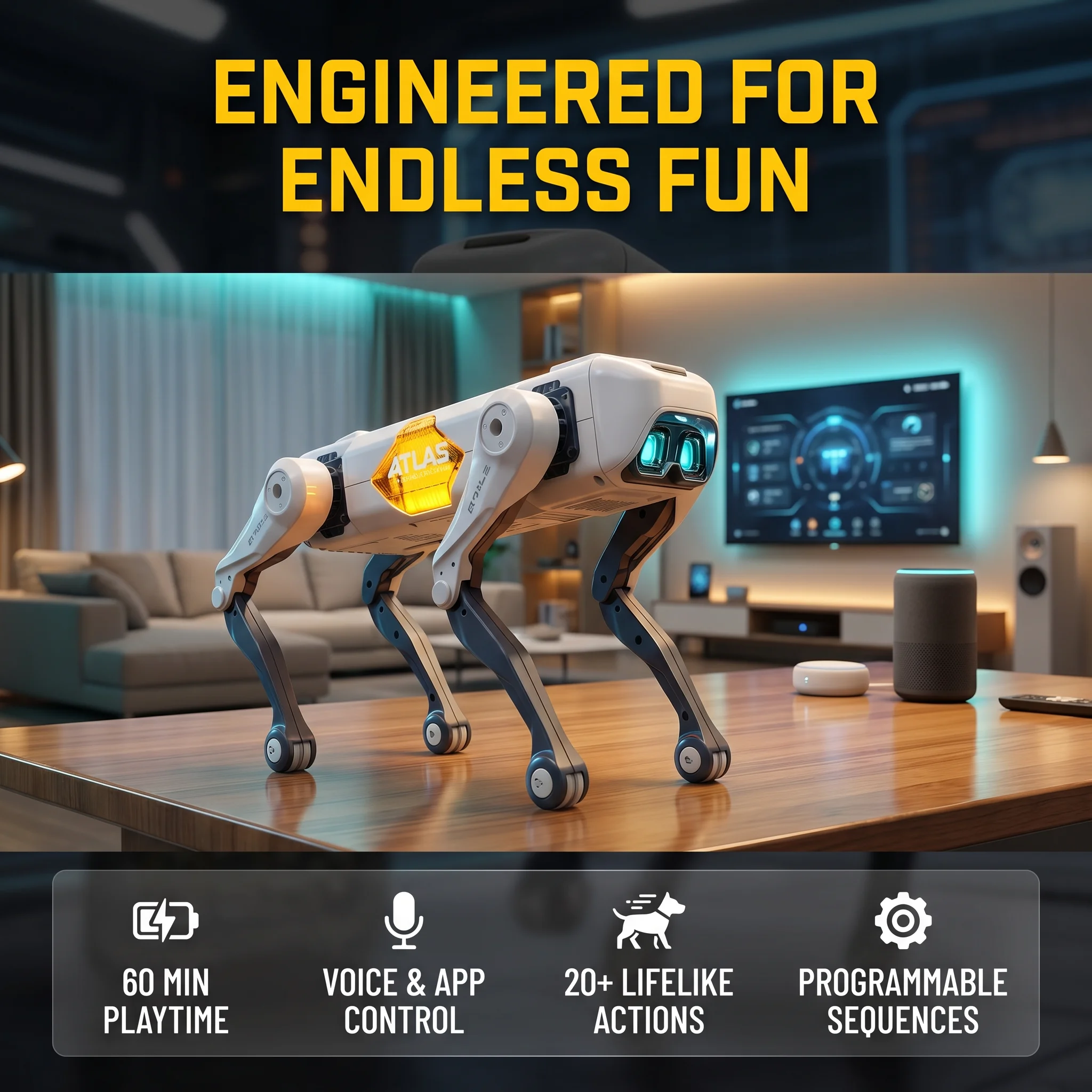 AI Smart Robot Dog, Voice & AP - đánh giá và giá Drone Kit With Camera